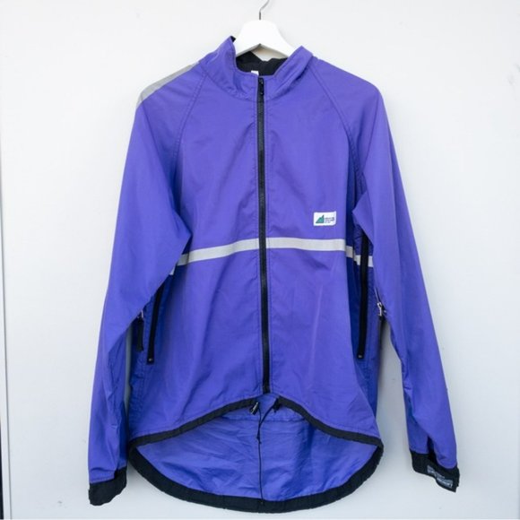 COPY - MEC Vintage 1990s Reflective Cycling Rain Jacket - Picture 2 of 15